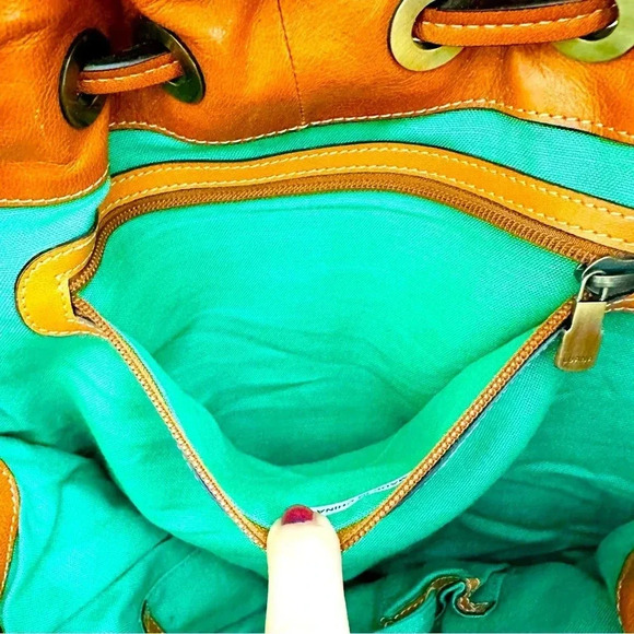 Luana Floral Embroidered Italian Leather Tote - Picture 12 of 13